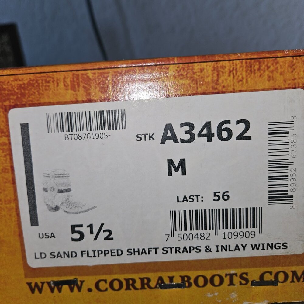 Corral shortie boots sz 5.5 - Picture 8 of 11